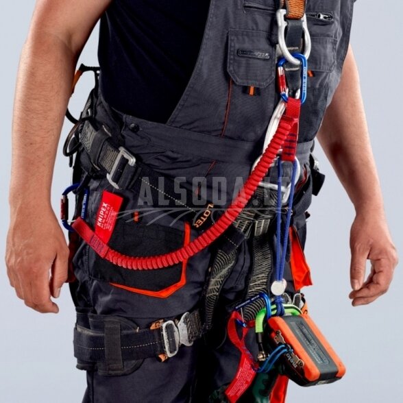 Tamprus laikiklis įrankiui su karabinu KNIPEX 6kg 3 Tamprus laikiklis įrankiui su karabinu KNIPEX 6kg 3