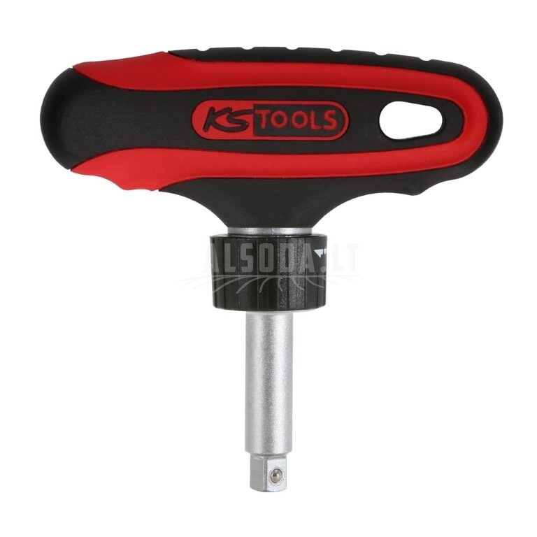 Terkšlė su T formos rankena 1/4´´, KS Tools