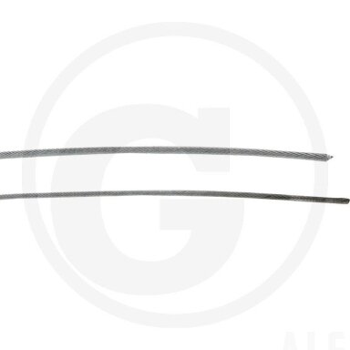 Trosas su cilindru 1,50 mm x 2500 mm. Skersmuo 4,00 mm Ø x 4,00 mm