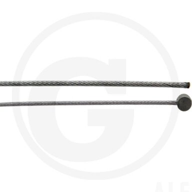 Trosas su statiniu cilindru 1,60 mm x 2500 mm. Skersmuo 6,00 mm Ø x aukštis 4,00 mm