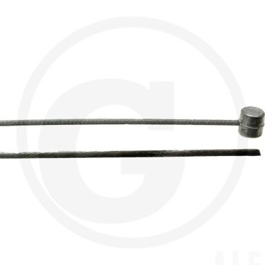 Trosas su statiniu cilindru 2,00 mm x 2500 mm. Skersmuo 9,00 mm Ø x aukštis 9,00 mm