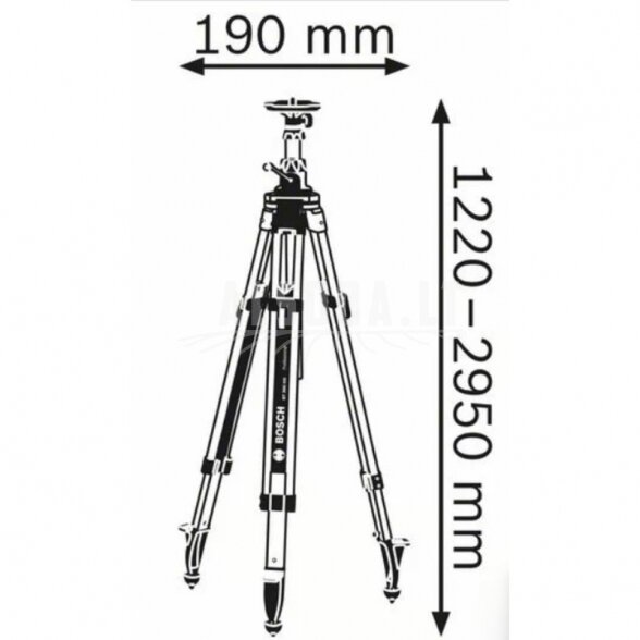 Trikojis stovas BOSCH BT 300 HD 5/8" 1