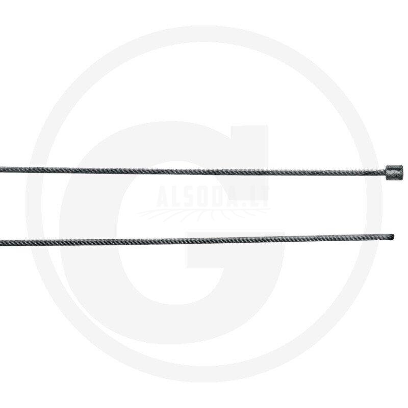 Trosas su cilindru 1,25 mm x 2000 mm. Skersmuo 3,00 mm Ø x 3,50 mm Trosas su cilindru 1,25 mm x 2000 mm. Skersmuo 3,00 mm Ø x 3,50 mm