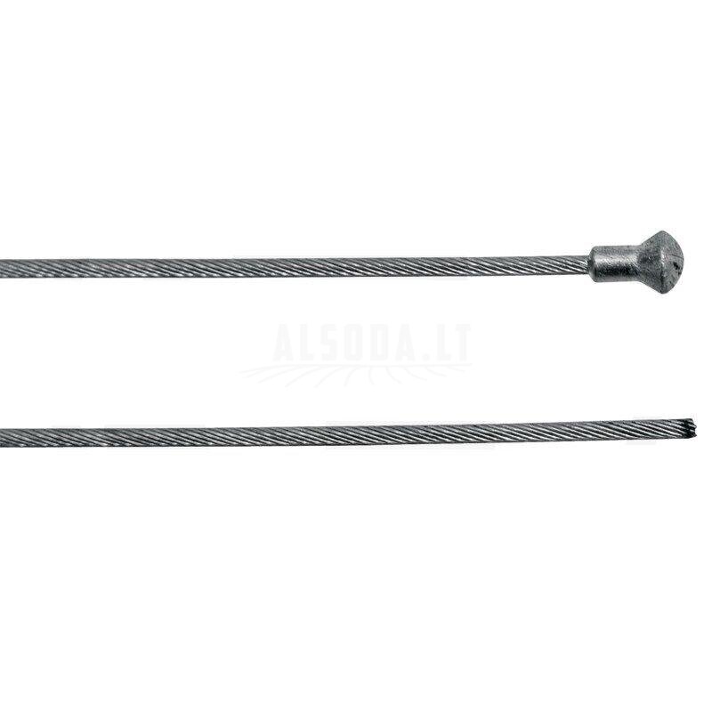 Trosas su galu kulkos 1,80 mm x 1900 mm. Kulkos jungtis maks. Ø/min. Ø x ilgis (mm): 6 / 3,5 x 9 Trosas su galu kulkos 1,80 mm x 1900 mm. Kulkos jungtis maks. Ø/min. Ø x ilgis (mm): 6 / 3,5 x 9