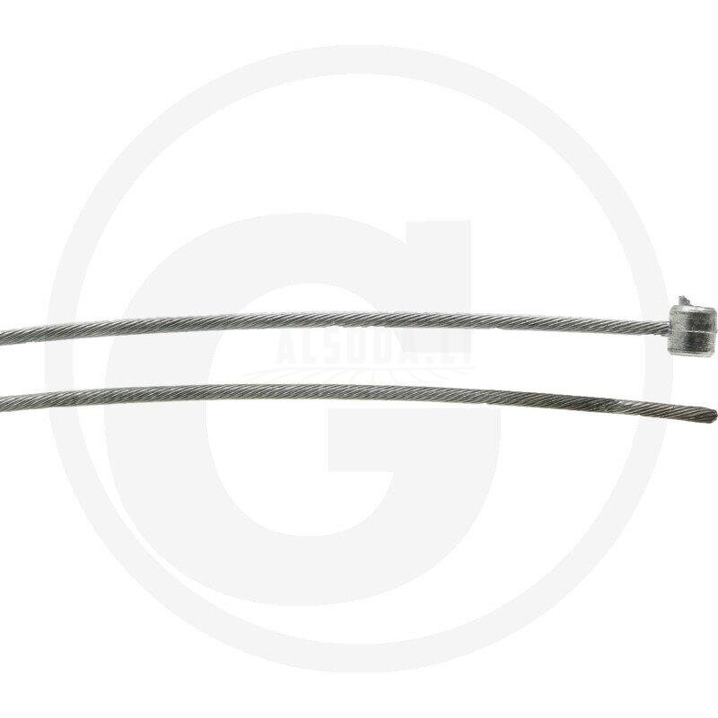 Trosas su statiniu cilindru 2,50 mm x 2500 mm. Skersmuo 7,80 mm Ø x aukštis 8,10 mm