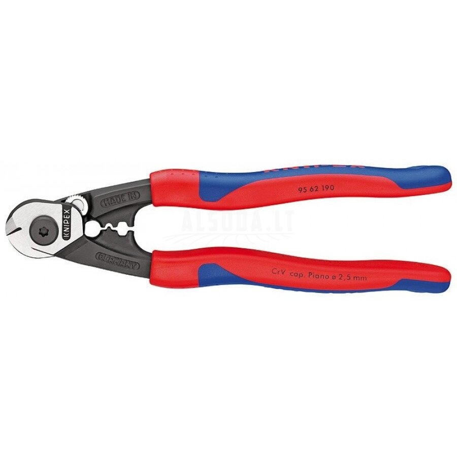 Troso žirklės 190mm D7mm, Knipex Troso žirklės 190mm D7mm, Knipex