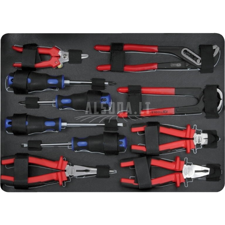 Universalus įrankių komplektas 1/4"+1/2" 127 vnt, KS Tools 4 Universalus įrankių komplektas 1/4"+1/2" 127 vnt, KS Tools 4