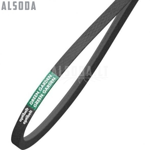 V Formos diržas. Išorės ilgis:,762 mm,Plotis:,9.5 mm