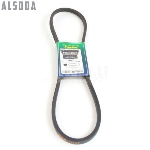 V Formos diržas LB47 Mitsuboshi. Išorės ilgis:,1,226.8 mm,Plotis:,17 mm 1