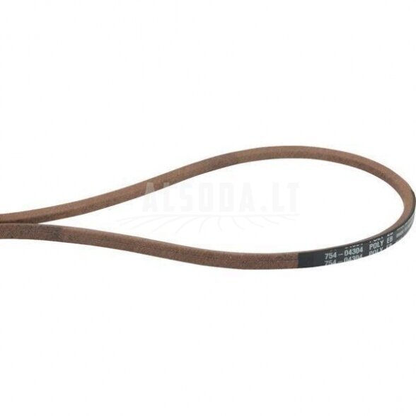 V formos diržas MTD 754-04304 V formos diržas MTD 754-04304