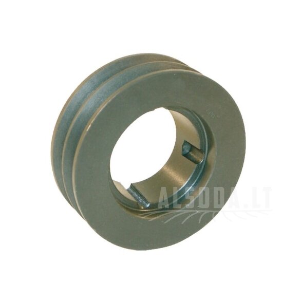V formos diržo skriemulys, 2 grioveliai, A arba SPA, Ø 123,50 mm, kūginei fiksavimo įvorei, 1610 Kramp V formos diržo skriemulys, 2 grioveliai, A arba SPA, Ø 123,50 mm, kūginei fiksavimo įvorei, 1610 Kramp