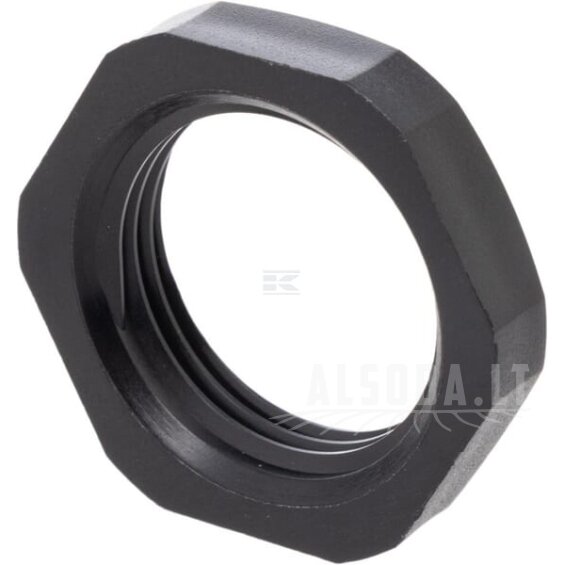 Veržlė M20x1.5, juoda 1 Veržlė M20x1.5, juoda 1