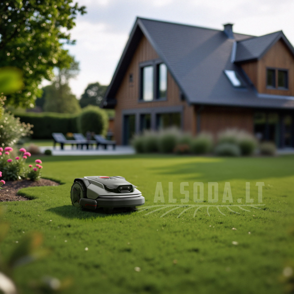 Vejos robotas Roborock RockMow S108 4