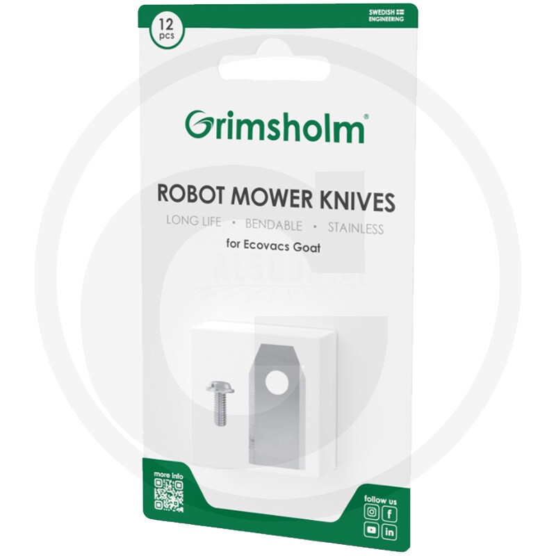 Vejos robotų Ecovacs Goat peiliukai 12vnt. Grimsholm Vejos robotų Ecovacs Goat peiliukai 12vnt. Grimsholm