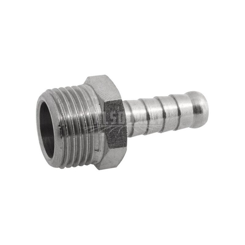 Žarnos jungtis su užapvalintais kraštais, 3/8 colio, 8 mm