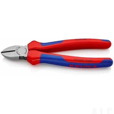 Žnyplės šoninio kirpimo 180mm, Knipex