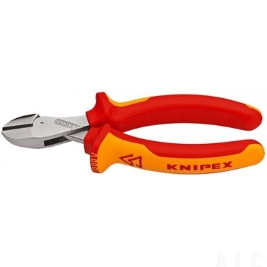 Žnyplės šoninio kirpimo X-Cut 160mm VDE, Knipex