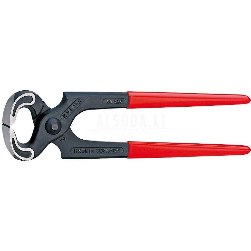 Žnyplės priekinio kirpimo CARPENTERS', 225 mm, Knipex Žnyplės priekinio kirpimo CARPENTERS', 225 mm, Knipex