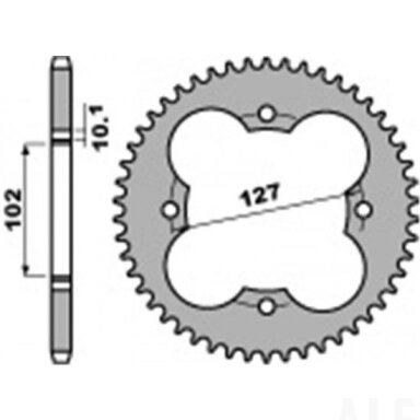 Žvaigždė PBR 448037C45